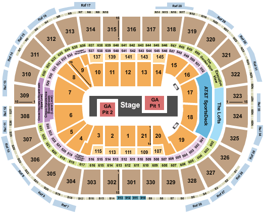 TD Garden Boston Seating Chart